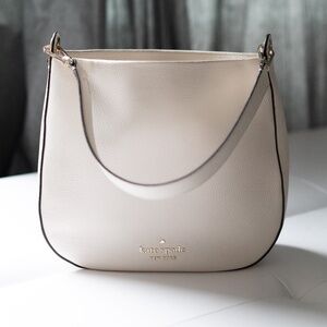 Kate Spade New York Leather Shoulder Bag in White